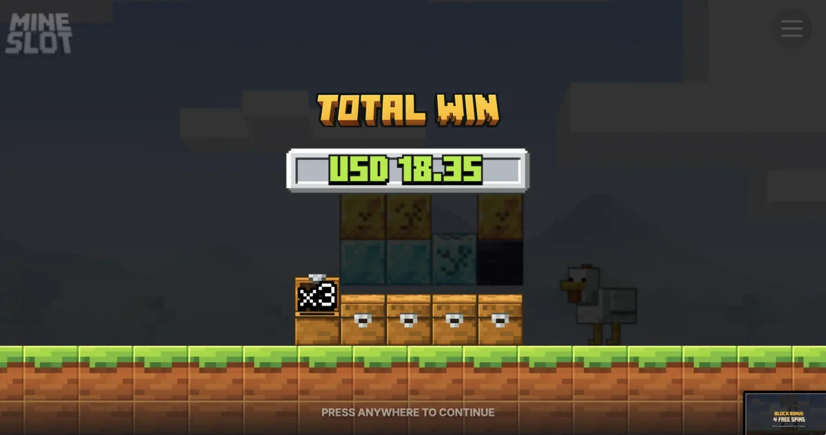 Mine Slot большой выигрыш